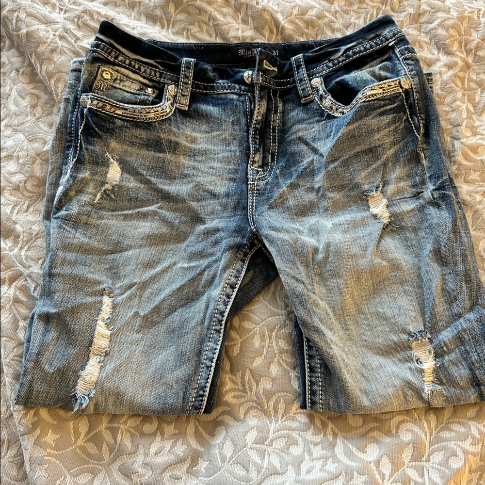 Mid rise ankle skinny Miss Me Jeans size 31